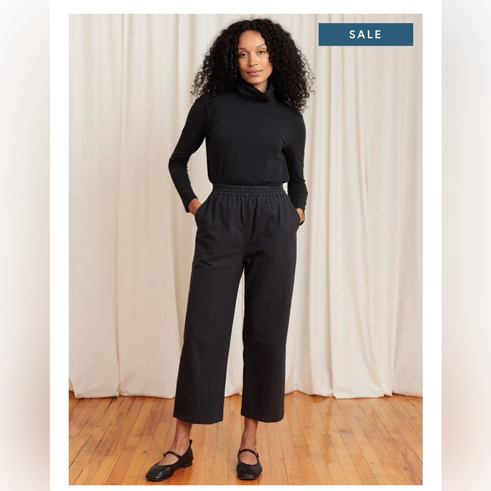 Tradlands - Paloma Linen Pant Black